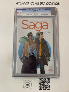 Saga # 1 CGC Graded 9.6 Image Comic Book 1st Appearance Marko Alana / Print JH7