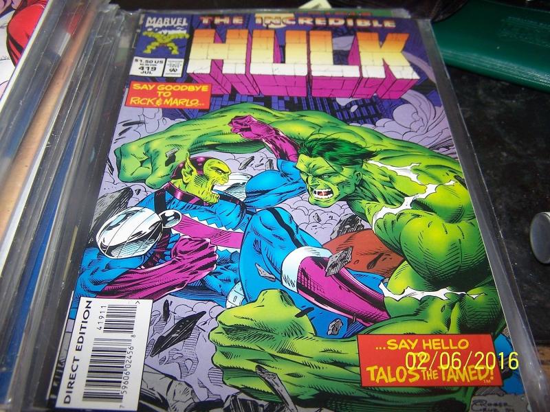 incredible hulk comic # 419 rick and marlo+ skrulls marvel  