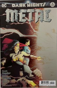 Dark Nights Metal #2 Foil Cover! 1st Print! 1st cameo THE BATMAN WHO LAUGHS!