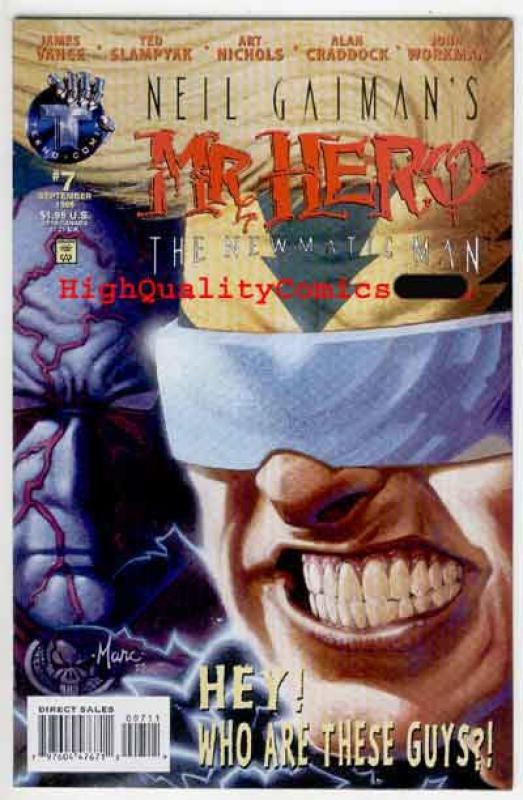 MR HERO #7 8 9, NM, Neil Gaiman's,  Robot, Newmatic Man, SteamPunk,more in s