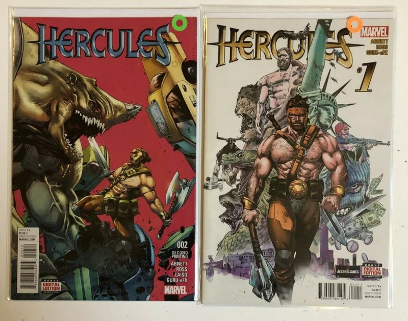 Hercules #1 + #2 Marvel Comics 2016 Bagged and Boarded Save combine shipping 