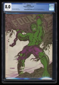 Foom #2 CGC VF 8.0 White Pages Steranko and Ploog Cover Hulk!