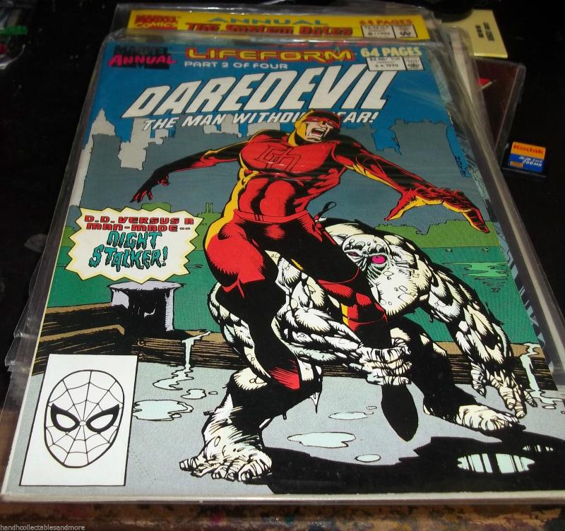 DAREDEVIL comic annual  # 6 1990 lifeform pt 2 of 4 night stalker 