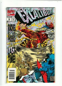 Excalibur #75 NM- 9.2 Newsstand Marvel Comics 1994 Holofoil Cover 