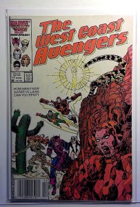 West Coast Avengers #17 1987 Marvel Newsstand Iron Man Black Canary Wonder Man