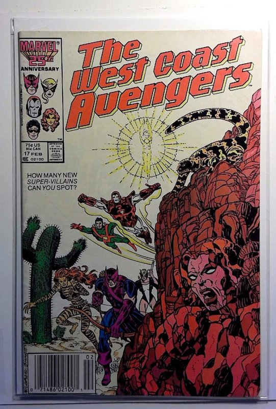 West Coast Avengers #17 1987 Marvel Newsstand Iron Man Black Canary Wonder Man