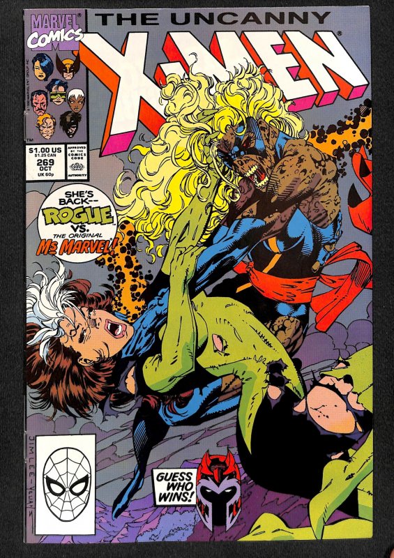 The Uncanny X-Men #269 (1990) | Comic Books - Copper Age, Marvel / HipComic