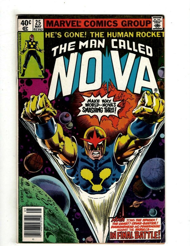 7 The Man Called Nova Marvel Comics # 19 20 21 22 23 24 25 Blackout Murder J461