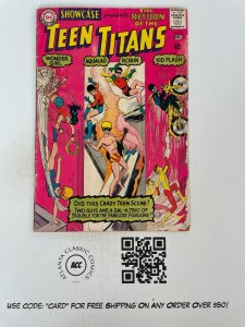 Showcase # 59 FN- DC Silver Age Comic Book Teen Titans Robin Flash Girl 22 J202