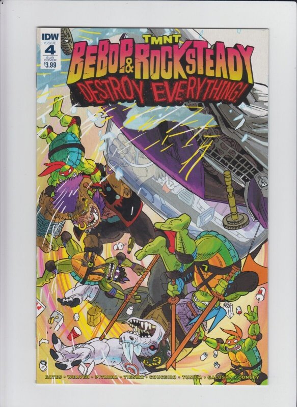 TMNT Bebop and Rocksteady Destroy Everything #1-5 LOT (8.5/9.0) 2016