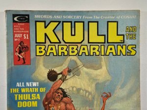 Kull and The Barbarians #1 & #2 1975 Marvel Magazine