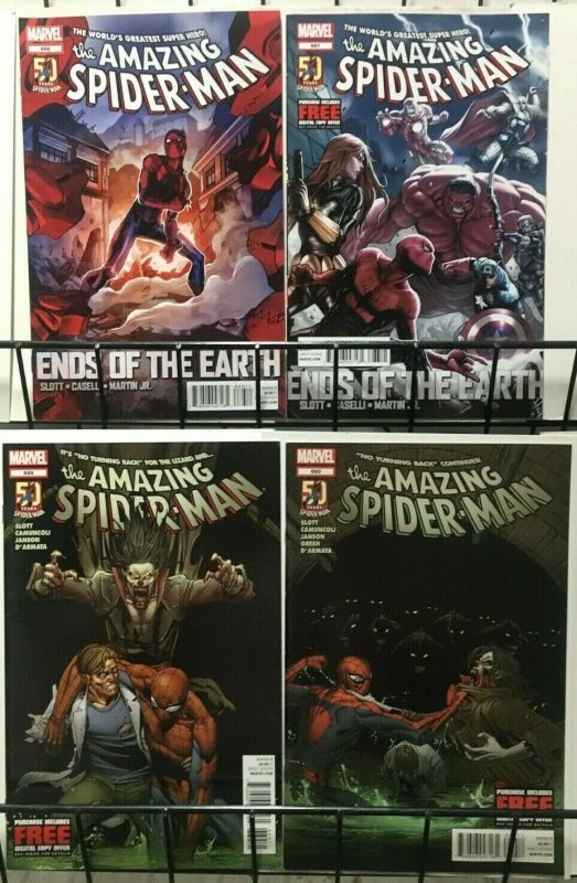 AMAZING SPIDER-MAN - MARVEL - #684-700.1B - 2012-14 FINE+ 17 ISSUES - LOT #2 