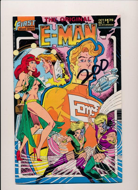 FIRST Comics LOT of 5! E-MAN #7,#6,#3,#2,#1 VERY FINE+ (HX856) 