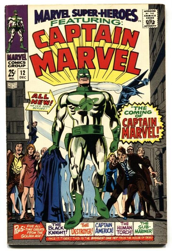 Marvel Super-Heroes #12 1st Captain Marvel-First issue-1967