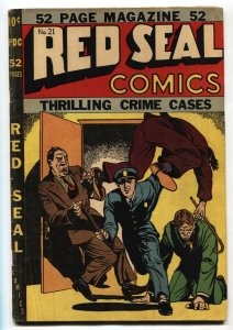 Red Circle #21 1947- Black Dwarf-Lady Satan-Pre-code crime comic book