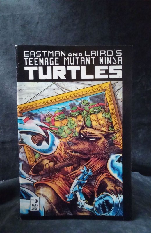 Teenage Mutant Ninja Turtles #3 Second Print Cover 1985 mirage Comic Book