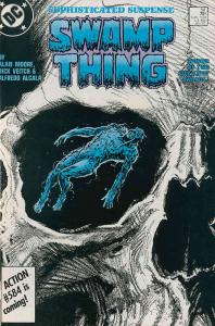Swamp Thing (2nd Series) #56 FN ; DC | Alan Moore Skull Cover