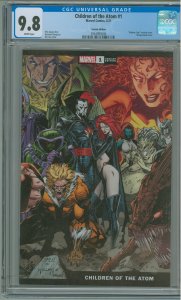 Children of the Atom #1 Hidden Gem Variant Cover! CGC 9.8!