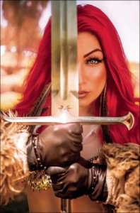 Invincible Red Sonja, The #7H VF ; Dynamite | 1:20 cosplay virgin