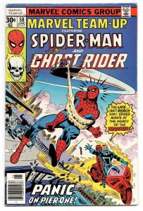 Marvel Team Up #58 VINTAGE 1977 Marvel Comics Spider-Man Ghost Rider