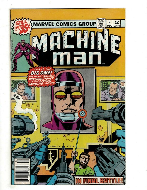 10 Machine Man The Living Robot Marvel Comics # 1 2 3 4 5 6 7 8 9 10 J461