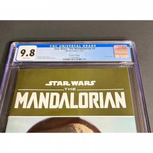 Star Wars: The Mandalorian #2 CGC 9.8 - 2nd printing photo cover