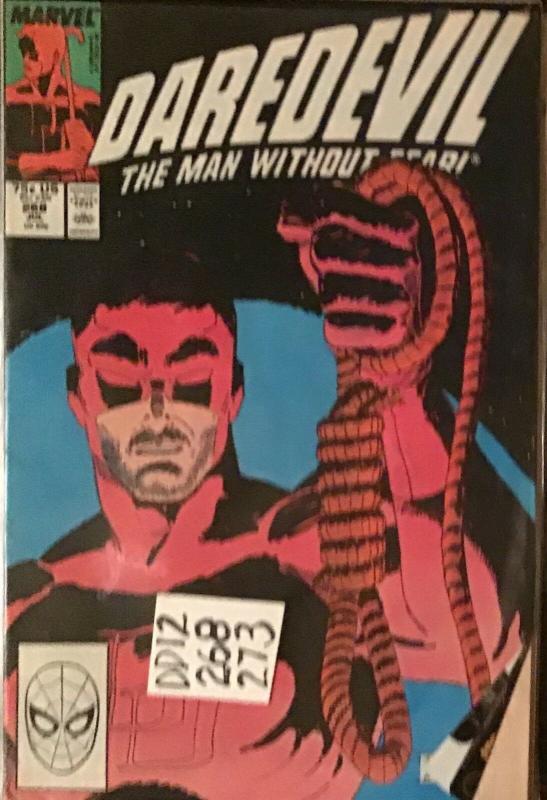 DAREDEVIL MARVEL #267-272 VF NM SATISFACTION GUARANTEED 