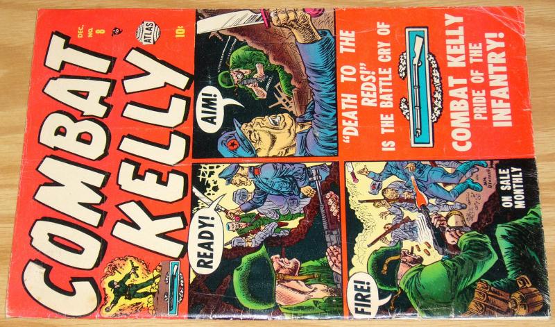 Combat Kelly #8 VG/FN december 1952 - atlas comics - death to the reds