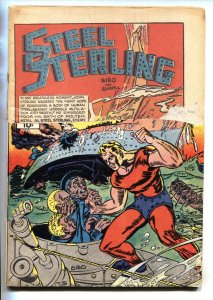 ZIP COMICS #6-STEEL STERLING -SCARLETT AVENGER 1940-comic book