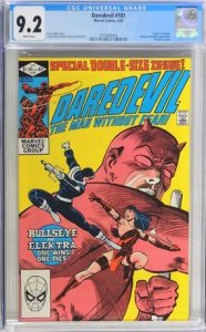 Daredevil #181 (1982) CGC Graded 9.2
