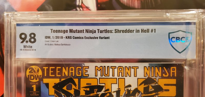 Teenage Mutant Ninja Turtles: Shredder in Hell #1 - CBCS 9.8 - KRS Exclusive