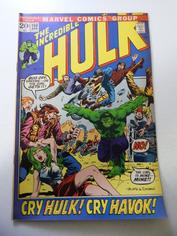 The incredible Hulk #150 (1972) VG Condition