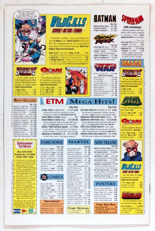 Spawn #1 (1992) 1st App of Spawn