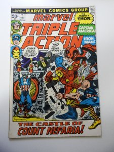 Marvel Triple Action #7 (1972) VG Condition moisture stains