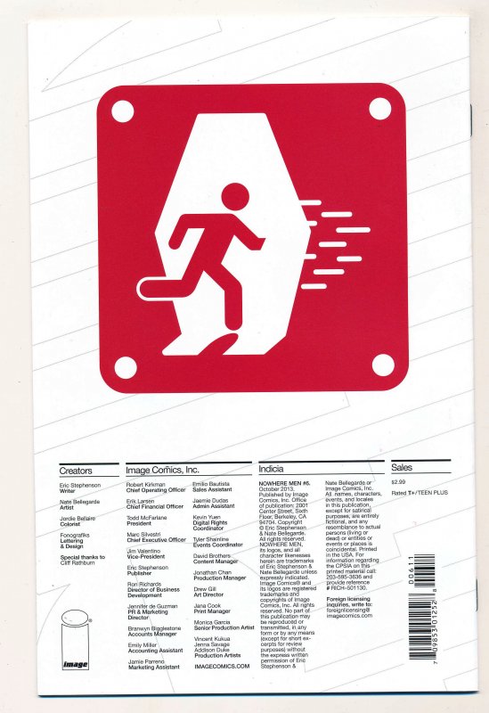 Nowhere Men (2012 Image) #1-6 NM