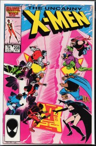 The Uncanny X-Men #208 (1986) X-Men