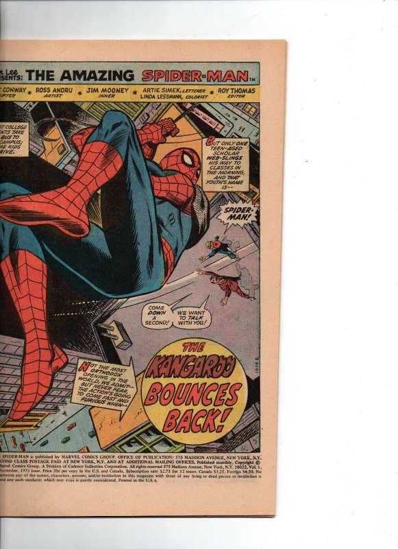 Amazing Spider-Man #126 - Kangaroo - 1973 - FN/VF