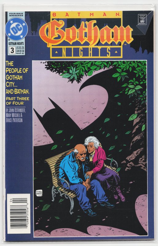 Batman: Gotham Nights #3 Newsstand Edition (1992) Batman