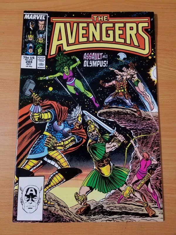 The Avengers #284 Direct Market Edition ~ NEAR MINT NM ~ (1987, Marvel Comics)