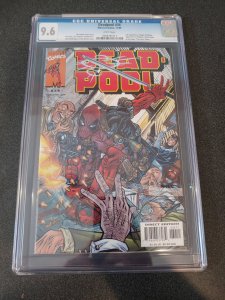 DEADPOOL #34 CGC 9.6 LOKI,DEATH, KINGPIN & BULLSEYE APPEARANCE.