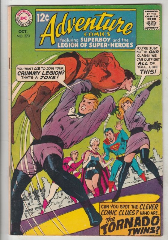 Adventure Comics #373 (Oct-68) VF/NM High-Grade Legion of Super-Heroes, Superboy