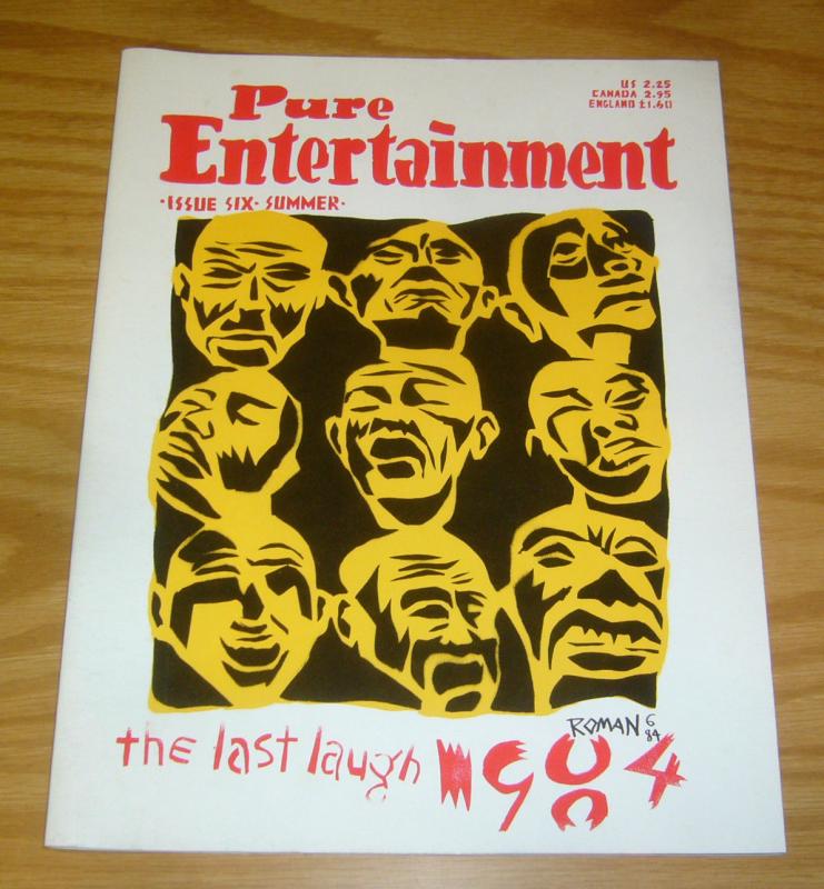 Pure Entertainment #6 FN peter kuper - bob fingerman - look mom comics 1984