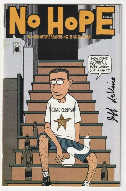 No Hope #4 February 1994 Slave Labor Graphics Jeff Levine Autograph 