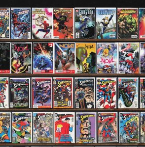 Huge Lot 150+ Comics with Superman, Nova, Gotham Central & More!