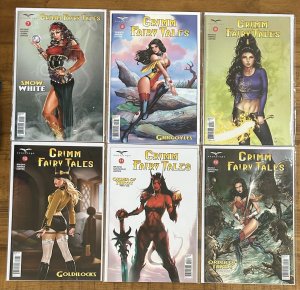 Grimm Fairy Tales Series 2 #7,8,9,10,11,12 Brusha Zenescope Lot