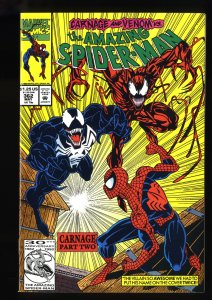 Amazing Spider-Man #362 NM- 9.2 2nd Carnage!