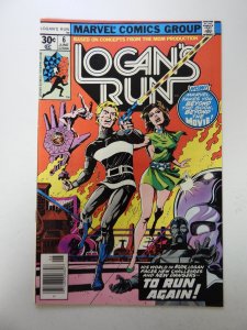 Logan's Run #6 (1977)  1st solo Thanos Story VF- condition
