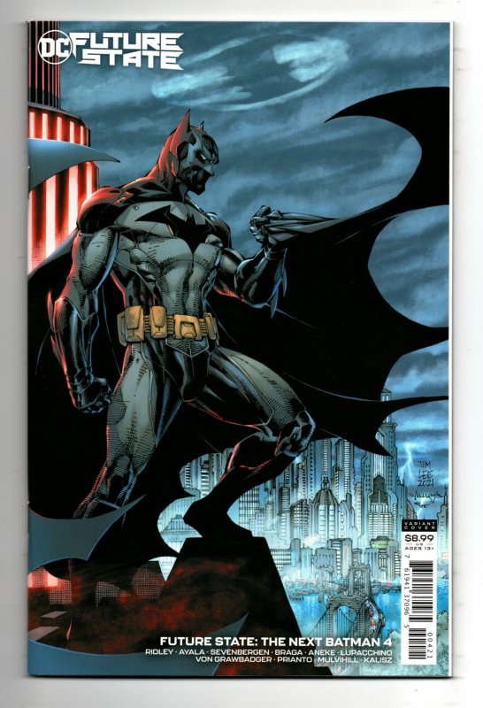 FUTURE STATE: THE NEXT BATMAN #04 (2021) JIM LEE | MINIMAL TRADE B | CARDSTOCK