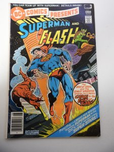 DC Comics Presents #1 (1978) VG Condition Centerfold detached at top staple