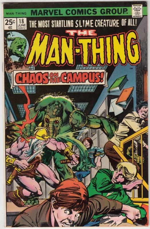 Man-Thing #18 (Jul-75) FN/VF Mid-High-Grade Man-Thing
